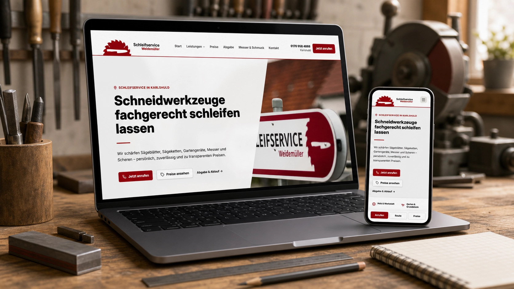 Schleifservice Weidemüller – Lokaler Dienstleister
